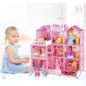 Jouet d'anniversaire pour enfants, maison de poupée villa, maison de princesse de rêve, jouet de jeu d'imitation pour filles - Product Image 2