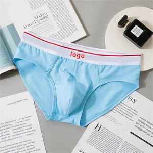 Slip da Uomo in Cotone a Vita Media, <span class=keywords><strong>Boxer</strong></span> da Uomo Tinta Unita con Logo Personalizzato - Product Image 3