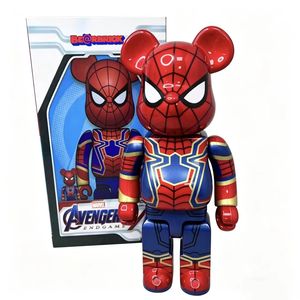 Figura de acción Bearbrick de 28 cm, 400%, de <span class=keywords><strong>ciencia</strong></span> ficción, para decoración de sala de estar, Bear Brick - Product Image 4