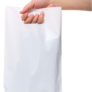 Bolsa de plástico con mango de LDPE/HDPE biodegradable, bolsa troquelada, bolsa de plástico con mango troquelado - Product Image 2