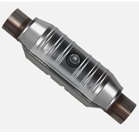 Convertisseur catalytique universel de 2,5 pouces avec port pour capteur O2, convertisseur catalytique à haut débit 99306HM