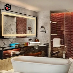 Apartment Villa Project Fashionable 5 <b>Star</b> Luxury Modern Design Solid Oak Eco-Friendly E1 Grade Hotel Bedroom Sets Eco-Friendly - Product Image 6