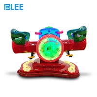 Machine de jeu à bascule double lapin blanc MP5 à monnayeur pour enfants, prix de gros, en métal et acrylique, garantie 1 an