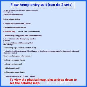 Haute définition Transparent <span class=keywords><strong>maison</strong></span> flux chanvre bricolage matériel Quicksand huile acrylique paillettes poudre pâte créative jouets Guka brique - Product Image 6