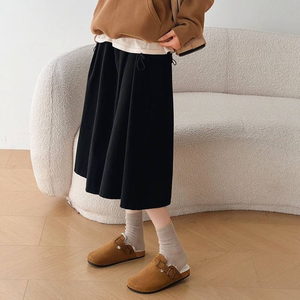 Chaussons d'automne-<span class=keywords><strong>hiver</strong></span> pour femmes en coton Bircan, nouvelles chaussures doublées de polaire avec semelle épaisse antidérapante, bout plat, semelle souple, chaussures décontractées - Product Image 3