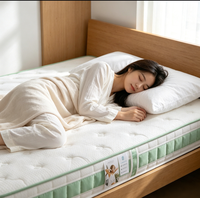 Günstige Bett matratze Qualitäts wert King Queen Single Size 5-Zonen-Bett Hotel Natur latex Gel Memory Foam Pocket Spring Matratze