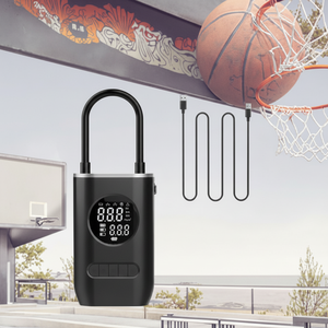 Bomba Eléctrica Digital Recargable de 150 Psi de Alta Presión, con Batería, para Deportes con Pelota, con Motor de Corriente Continua y Control Totalmente Automático - Product Image 1