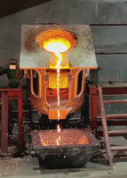 10kg bis 1000kg Induktionsgießerei-Schmelzofen für Bleis chrott batterie Recycling-Schrott Kupfers chrott Aluminium