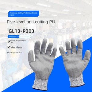 قفازات حماية صناعية مضادة للقطع ومقاومة للتآكل مصنوعة من البولي يوريثين - Product Image 2