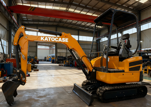 Mini-excavatrice sur chenilles KATOCASE 2 tonnes avec roulement à haute résistance, moteur diesel, système hydraulique, garantie 1 an - Product Image 6