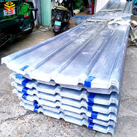 Sonnenschutz-Faserdachplatten Gewächshaus Klare Sonnenschutzplatten Kunststoffpaneele Gewellte Transparente Polycarbonatplatten