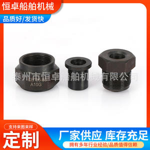 Accesorios Roscados de Acero Inoxidable Hechos a Medida, Rosca G, Alta Presión, Soldadura por Contacto, Hombro Plano, Tubería Soldada para Herrajes Marinos - Product Image 2