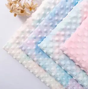 Вареная ткань дизайн окружающей среды 240GSM/280GSM смять 100 полиэстер изготовленная на заказ цифровая печать двусторонняя minky ткань для Детское одеяло/