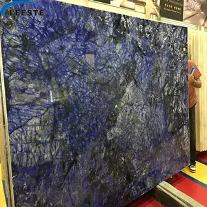 Granito Azul Bahía Natural, Muy Hermoso y Perfecto, Losas y Azulejos de Granito Azul Sodalita para Proyectos de Lujo - Product Image 2