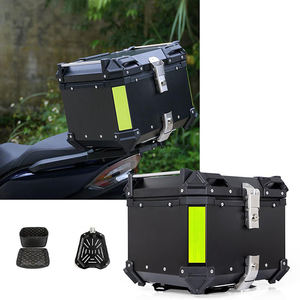 Grande valise de moto étanche, coffre supérieur 100L, boîte de rangement en aluminium pour moto, pour YAMAHA <span class=keywords><strong>HONDA</strong></span> SUZUKI KAWASAKI - Product Image 1