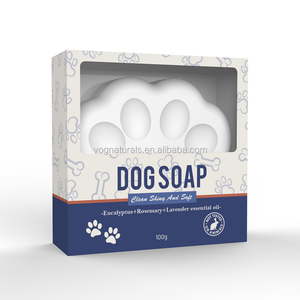 Jabón Natural para Mascotas y Barra de Champú para Perros para Piel Seca y con Picazón, Solución Ecológica de Limpieza y Baño para Perros y Gatos - Product Image 1