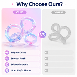 Juguete Oficial Original Unknot <span class=keywords><strong>Phantom</strong></span> Stone PVC Series, Sensible a la Temperatura, Cambia de Color, Twister, para TDAH, Pequeño, Regalo, Unisex - Product Image 5