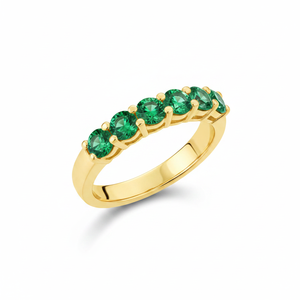 <b>Emerald</b> CZ Stone Band <b>Ring</b> Handmade Turkish Wholesale Elegant Trendy Simple 925 Sterling <b>Silver</b> Jewelry - Product Image 2