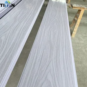 Honduras Pvc Celling Panel 200Mm *6Mm Wood False Ceiling Cielo Raso Pvc En China Ceiling Tiles For Decoration