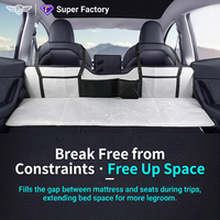 Plateforme de voyage et de camping universelle pliable pour coffre de voiture, gonflable sans air, avec fonction d'extension de siège
