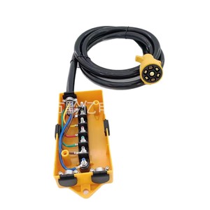 Faisceau de câblage de remorque robuste à 7 broches avec boîtier de connexion pour camping-car, étanche 200V - Product Image 1