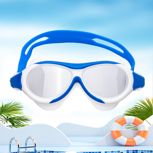Lunettes de natation professionnelles pour adultes, en silicone, étanches, anti-buée, avec lentilles en PC, unisexes - Product Image 3