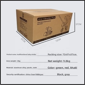 <span class=keywords><strong>Passeggino</strong></span> Multifunzionale 4-in-1 per Neonati, Seggiolino di Sicurezza Leggero e Pieghevole, Carrozzina <span class=keywords><strong>Reclinabile</strong></span> per Bambini - Product Image 5