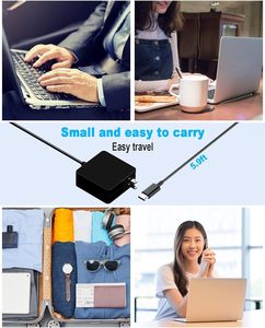 65W <span class=keywords><strong>USB</strong></span> C <span class=keywords><strong>Power</strong></span> <span class=keywords><strong>Adapter</strong></span> Loại C PD sạc nhanh cho Dell Mac cuốn sách Pro cho Lenovo cho HuaWei cho HP Máy tính xách tay điện thoại thông minh sử dụng tai - Product Image 6