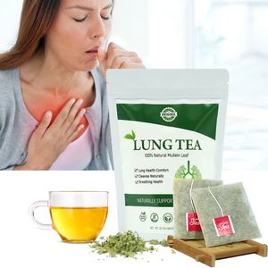 Thé biologique mélangé Chinaherbs, feuilles de molène fraîches personnalisées, santé pulmonaire du fumeur, confort, nettoyage respiratoire à base de plantes, sachet spécial - Product Image 1