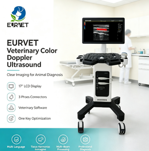 Equipo <span class=keywords><strong>de</strong></span> Diagnóstico Veterinario por Ultrasonido Doppler a Color EUR VET, Software Veterinario Profesional, Inteligente con un Solo Toque - Product Image 1