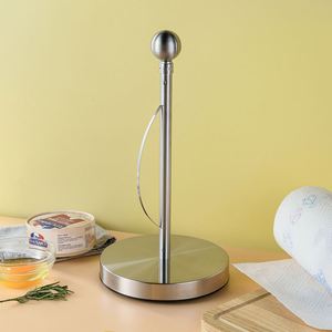 Kitchen Bathroom Stainless Steel Paper <b>Towel</b> Holder <b>Stand</b> - Product Image 1