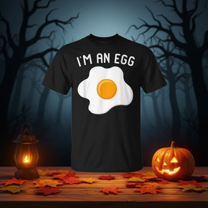 T-shirt « I'm An Egg Fried Egg », cadeau d'Halloween, taille adulte - Product Image 3