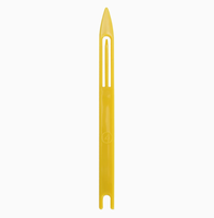 Accessoires de pêche en eau douce outil d'aiguille de réparation de filet en plastique avec navette pour équipement de ligne de réparation de filet