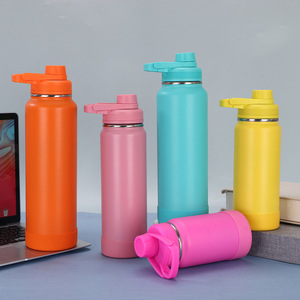 Botella de Agua al Vacío de Acero Inoxidable SILVERJET, 600ml 800ml 1000ml, Doble Pared Aislada, para Viajes, Oficina, Auto, Hogar - Product Image 2