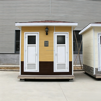 Toilettes portables d'extérieur en plastique, étanches, pour le camping et le tourisme, avec panneau sandwich, design moderne et durable