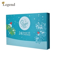 Boîte rigide personnalisée avec logo pour plusieurs petits pots, boîte cadeau magnétique de luxe avec insert en papier, boîte d'emballage pour boîtes de thé, bougies