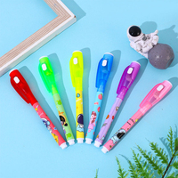 Stylo de sécurité à encre invisible UV, marqueur magique invisible pour messages secrets, jouet intéressant pour enfants, vente en gros
