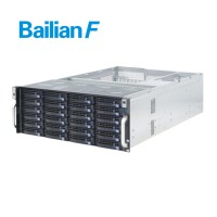 Caja de servidor 4U para montaje en rack con 24 bahías de unidades SATA/SAS intercambiables en caliente, conector MiniSAS/SATA, en stock