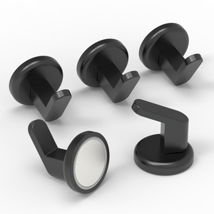 Supporto Magnetico in Metallo Nero <span class=keywords><strong>per</strong></span> Ghirlande, Gancio <span class=keywords><strong>per</strong></span> Ghirlande Natalizie e Decorazioni da Porta d'Ingresso - Product Image 2