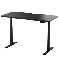 Nouveau cadre de bureau assis-debout ergonomique à double moteur, hauteur réglable de 730 à 1180 mm