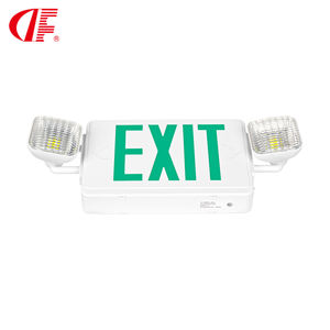 Lumière d'urgence LED DF-2 UL 924 avec batterie de secours Ni-Cd, lumière de sortie d'urgence rouge et verte combinée - Product Image 3