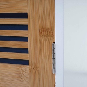 Grano di bambù in legno bagno Design moderno armadi piccoli mobili da bagno per la decorazione per la casa organizzatore bagno armadi di stoccaggio - Product Image 5