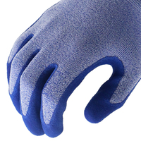 Gants de travail de sécurité MaxiPact en polyester et élasthanne 13 jauges, enduits de nitrile sablé, avec poignet tricoté, flexibles, durables et respirants
