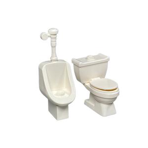 Juguete de Construcción de Bloques Pequeños Moc, Inodoro, Urinario, Lavabo, Accesorios <span class=keywords><strong>para</strong></span> Baño Público - Product Image 5