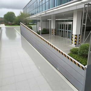 แผงกั้นประตูควบคุมน้ำท่วมสำหรับประตูทำจากอลูมิเนียมโลหะที่ใช้ในครัวเรือนขายดี - Product Image 6