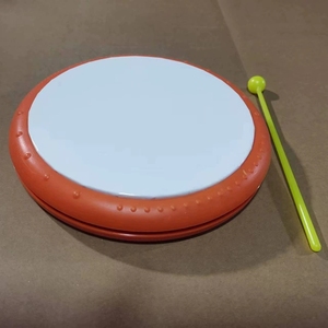 Tambor de Mano de Plástico Colorido, Instrumento Musical Educativo, Tambor Africano con Baquetas, Accesorio para Actuaciones en Escenario - Product Image 4
