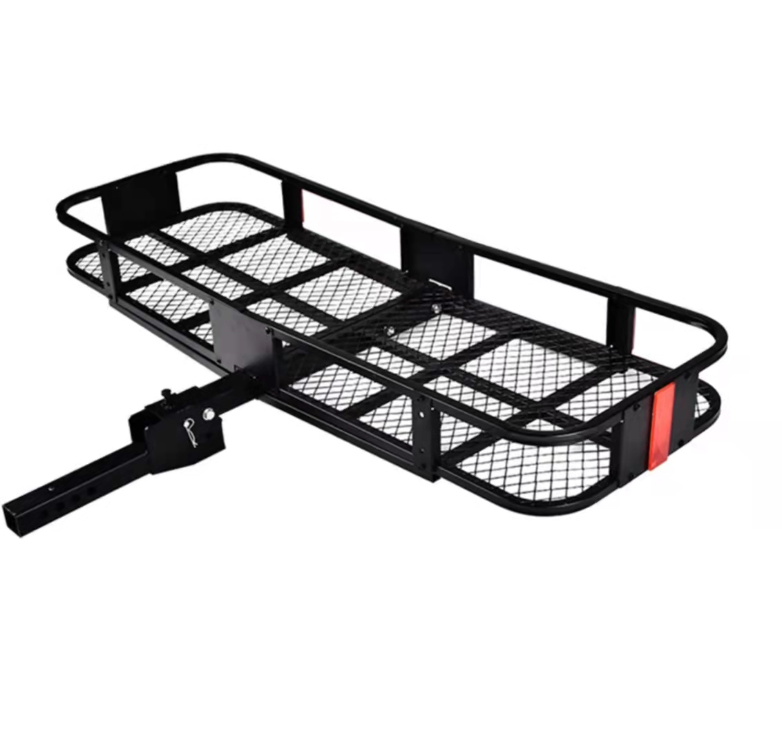 Корзина прицепное устройство грузовой перевозчик 60 "x 21" 500 фунтов вместительностью 2 "приемник для внедорожника, грузовика, автомобиля