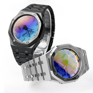 GA-2100 Nouveau produit Band Mod Kit avec bracelet en acier inoxydable et boîtier en métal pour pièces de montre de rechange GA2100 <span class=keywords><strong>GA2110</strong></span> - Product Image 1