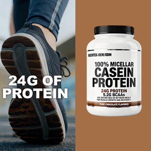 Polvo de proteína de caseína micelar 100% estándar oro completo de digestión lenta vegana a un precio competitivo - Product Image 3