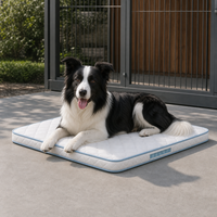Outdoor-Hundebett mit hochbelastbarem Stoff und Taschenfederkern – Outdoor-Haustierkissen für mittelgroße Hunde